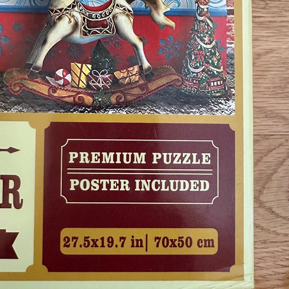 NIB Advent Calendar Jigsaw Puzzle Christmas Shop 1000 Piece - Picture 8 of 10